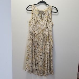 Anthropologie Silk Floral Dress Moulinette Soeurs